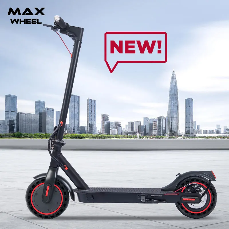 Scooters eléctricos almacén EU 350W motor ligero doble seguro plegable diseño patentado adulto citycoco Scooter Eléctrico