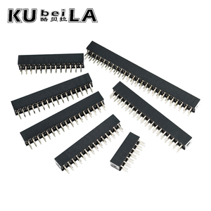 二重列女性ピンヘッダー2*2、2*3、2*4、2*5、2*6、2*7および他の电子部品 - Product Image 3