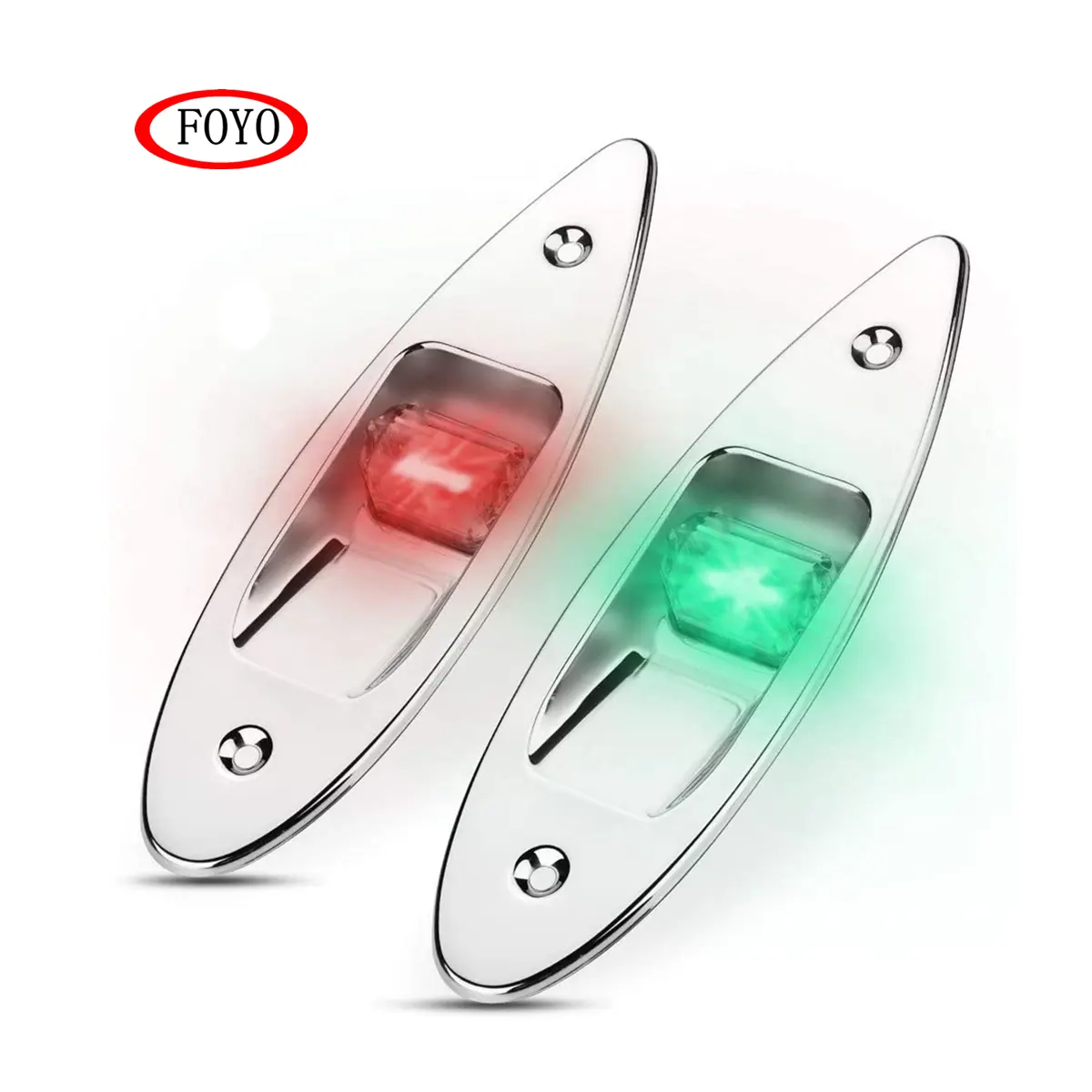 Foyo Nieuwe Waterdichte 12V Marine Boot Led Side Boog Tear Drop Navigatie Licht Stuurboord Navigatie Licht Voor Boot