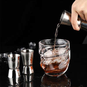 30ml 40ml 50ml 60ml paslanmaz çelik çift kokteyl Jigger Bar Bartending için ölçüm fincan - Product Image 3