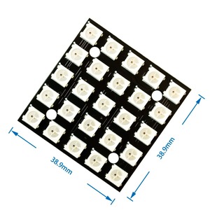 Benutzer definierte WS2812 RGB 5x5 5*5 25 LED-Matrix für elektronische Arduino-Komponenten