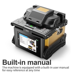 New M6 <strong>fusion</strong> <strong>Splicer</strong> 6 Motor Fiber Optic Splicing Machine VFL+OPM FTTH Optical Welder <strong>Fusion</strong> <strong>Splicer</strong> - Product Image 3