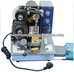 Halbautomati scher Heiß stempel drucker 241B, Farbband-Chargen nummer und Verfallsdatum-Codier maschine - Product Image 2