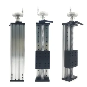 Mesa de deslizamiento manual Carril de guía lineal CNC 100-1000mm Carrera XYZ Eje Carril de movimiento SFU1204/SFU1605/SFU1610 Husillo de bolas para impresora 3D - Product Image 1