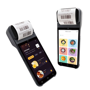 Lector de código de barras Z92, dispositivo de sistema POS, Android 8,0, deca-core, SDK libre, NFC, portátil, escáner de código QR con impresora térmica