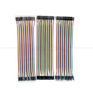 10cm 20cm 30cm kadın kadın erkek 40 Pin Dupont bağlayıcı Breadboard GPIO aktarma kabloları Arduino ahududu Pi için