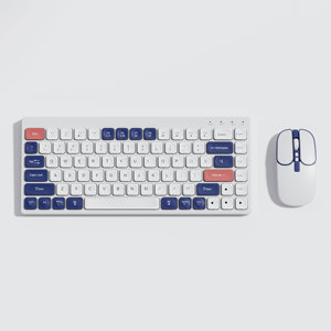 Teclado portátil para juegos Walmet 60%, teclado con retroiluminación LED RGB y ratón, teclados de ordenador