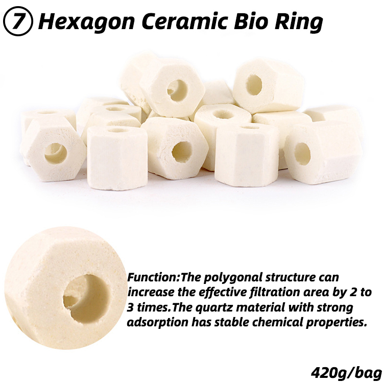 Hexagon Ceramic Bio Ring