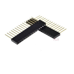 15 PIN singola fila dritto femmina PIN HEADER 2.54MM passo pin lungo 11MM striscia connettore presa 1 x15 15 PIN per arduino PCB - Product Image 2