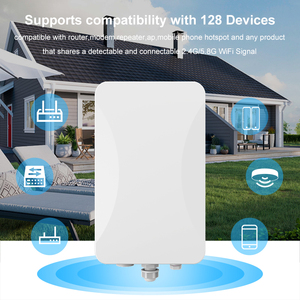 Özel WiFi çözüm KuWFi 1800Mbps Dual Band 128 kullanıcılar 100-300 metre genişliğinde tam kapsama açık ap Gigabit portu ile