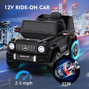 12V çocuk elektrikli araç LED far müzik çalar boynuz yumuşak başlangıç düşük pil ses istemi ebeveyn uzaktan kumanda Ride-On araba - Product Image 3