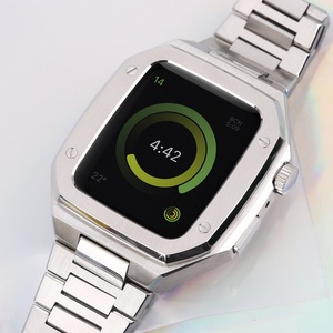 Leyi Newest Business Design Protective Cover Stain Steel Accessories for <strong>Apple</strong> Watch Strap for Iwatch Band Series 7/4/5/6/SE - Product Image 6