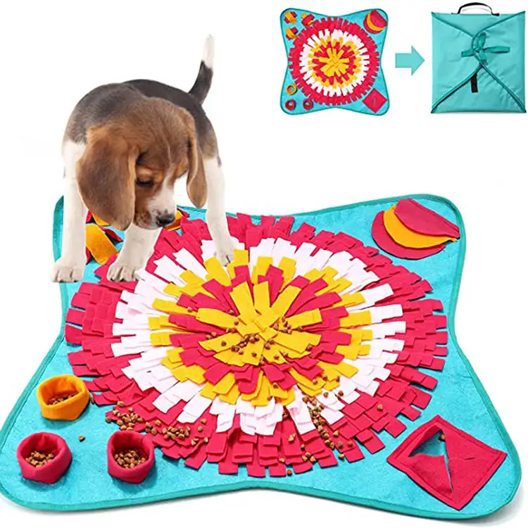 XWD005 giocattoli di arricchimento per cani per animali domestici tappetino per l'alimentazione cibo coperta da gioco tappeto Puzzle per il lavoro del naso per cani