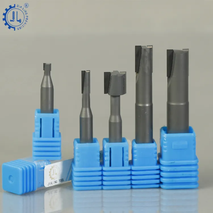 PCD כלי חיתוך CNC יהלומי כלי שני חליל Endmill PCD יהלומי CNC חיתוך כלי