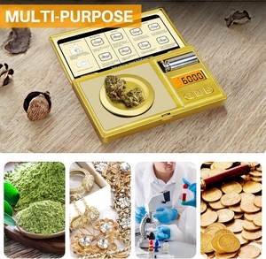 Mini kỹ thuật số vàng gram cân bằng Quy mô 0.01g 0.1g kỹ thuật số túi đồ trang sức ABS nhựa 100g LCD điện tử Trọng lượng đo - Product Image 6