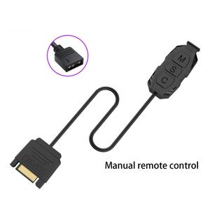 ARGB-Controller 5V 3-poliges SATA-Netzteil Mini-RGB-Controller 3PIN-Hub für Computer-CPU-Gehäuse Cooler Lüfter LED-Licht kühler - Product Image 5