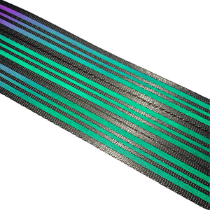 Tecido de Malha Retro-Reflexivo de Poliéster Ecológico Kairen com Pintura Arco-Íris para Costura em Calçados - Product Image 5