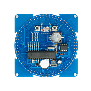 Kreative DIY elektronische Uhr DS1302 mit rotierender LED-Anzeige Temperatur anzeige Alarm und Uhr für zu Hause oder im Büro - Product Image 4