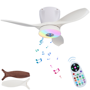 Intelligent Dimming Home E27 Bulb Moving Head Ceiling <strong>Led</strong> Fan Light 360 Rotating Emitting Remote Control Modern <strong>LED</strong> Ceiling Fan - Product Image 6