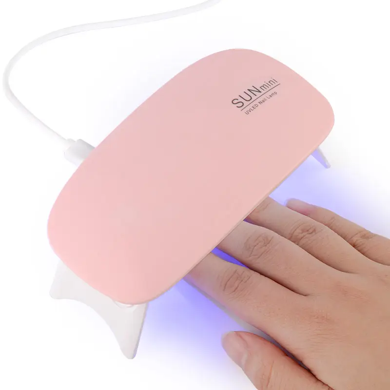 6W Humanized Design Pocket Size UV LEDネイルドライヤーMini GelネイルランプPortable Curing用Gel Nail Polish