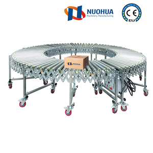 Förderer hersteller Expendable Power Roller Conveyor Flexibles einziehbares Fördersystem zum Laden Entladen Transport