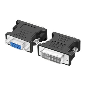 Precio de fábrica Adaptador DVI a VGA DVI Macho a VGA Adaptador hembra 1080P Conector de video 24 + 1 Pin para monitor Proyector de computadora - Product Image 3