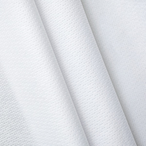 厂家批发低价155 ~ 160Gsm干式100% 涤纶漂白剂两小孔鸟眼网布运动服 - Product Image 3