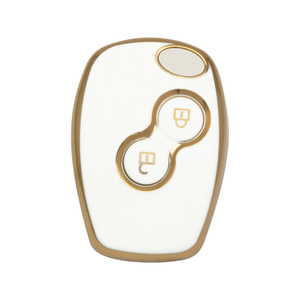 ルノークリオダシアローガンサンデロ用2ボタンカーリモートキーフォブカバーキーシェルケースプロテクター - Product Image 2