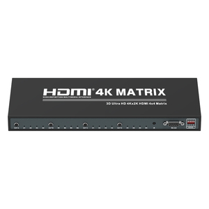 4K 4-in-4-Out for HDMI 2.0 Matrixスイッチスプリッター4x4 for HDMIマトリックスEDIDおよびRS232サポートビデオスプリッター & コンバータ - Product Image 3
