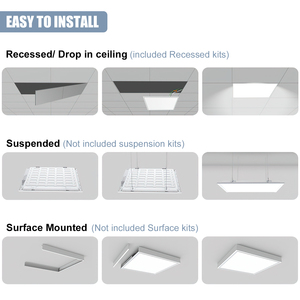 US Stock 72W Commercial <strong>LED</strong> Panel Light with SMD2835 Modern 0-10V Dim Ceiling Design Aluminum Body - Product Image 5