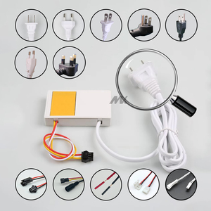 Luz LED de maquillaje para baño, 12V, 1A, un solo toque, tres colores, interruptor de Sensor inductivo inteligente, Mini espejo de cristal, espejo pequeño