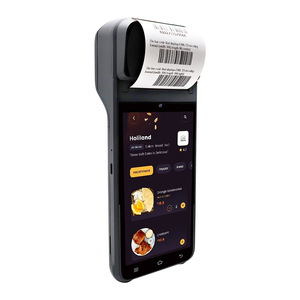 Lector de código de barras Z92, dispositivo de sistema POS, Android 8,0, deca-core, SDK libre, NFC, portátil, escáner de código QR con impresora térmica