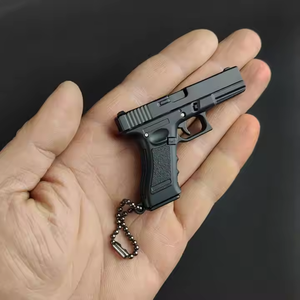 廉价逼真70毫米玩具手枪金属枪形状钥匙扣玩具手枪组装拆卸枪钥匙扣 - Product Image 2