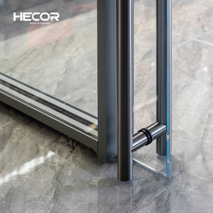 División de pared insonorizada fija moderna Modualr marco de aluminio partición de vidrio de oficina - Product Image 6