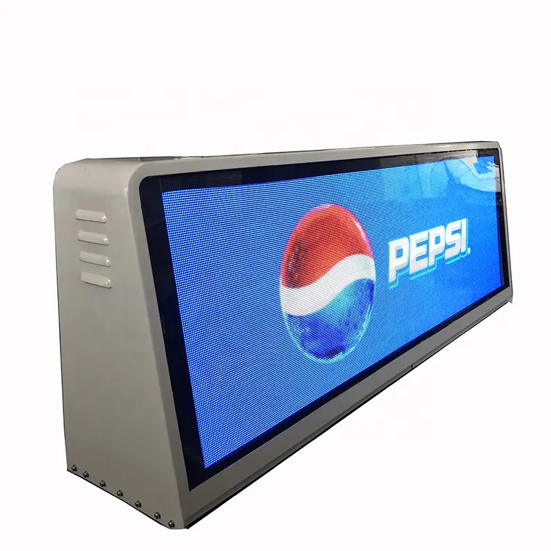 P2.5 impermeable al aire libre pantalla LED para Taxi techo P2.5 módulo GPS Taxi LED