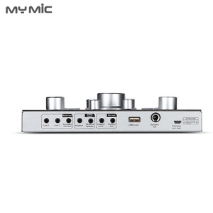 Kit de tarjeta de sonido con micrófono MY MIC, Equipo de Estudio, condensador, interfaz de audio usb para transmisión en vivo, grabación de voz