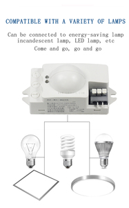 AC220V Adjustable HF Microwave Radar Body <strong>Motion</strong> <strong>Sensor</strong> <strong>Module</strong> Wall/Ceiling Mounted Automatic On/Off Light Control PIR <strong>Sensor</strong> - Product Image 6