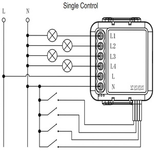 Módulo de interruptor Tuya Smart Life Zigbee 1 2 3 4 Gang Control inalámbrico de 2 vías Funciona con Alexa Google Home - Product Image 2