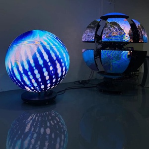 Destek özelleştirilmiş küre şekli 360 derece küresel Led ekran kapalı sergi gösterisi P2.5 Led küre ekran - Product Image 3