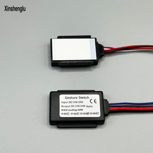 12V 5A 60w智能单键发光二极管镜子浴室开/关化妆镜调光传感器触摸开关 - Product Image 3