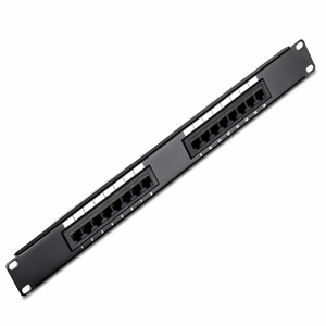 IDEX <strong>Network</strong> <strong>Patch</strong> <strong>Panel</strong> 1U 16P Cat5e <strong>Panel</strong> 16 Port 1U 19Inch Modulless <strong>Network</strong> <strong>Patch</strong> <strong>Panel</strong> - Product Image 1