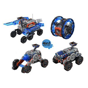 4 en 1 DIY ensamblado RC programación ingeniería vehículo juguetes niños aprendizaje juguetes educativos ciencia modelo Sistema STEM Juguetes