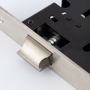 Avrupa tarzı pirinç gömme kapı kilidi vücut 85 mm serisi anahtar kilidini mandalı cıvata 4085 Backset dayanıklı avrupa kapı donanım için - Product Image 4