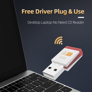 Mini tarjeta de red PIX-Link 650Mbps 2,4/5,8G USB de doble banda para adaptador Bluetooth 4,2 compatible con Windows 7/8.1/10/11 para externo - Product Image 5