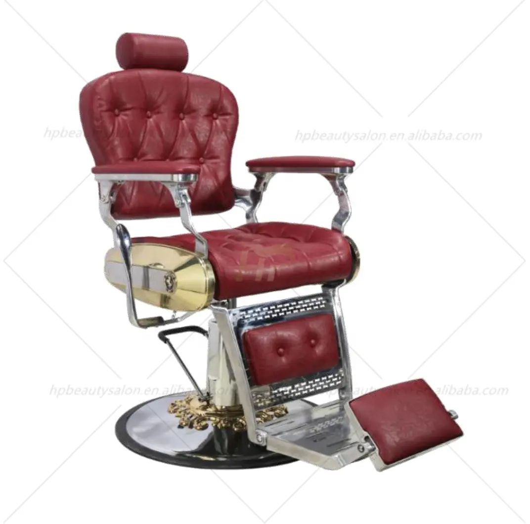 الجملة قديم نمط الثقيلة الحلاق كرسي جودة تصفيف الأثاث مخصص العتيقة معدات صالون الشعر BC8890