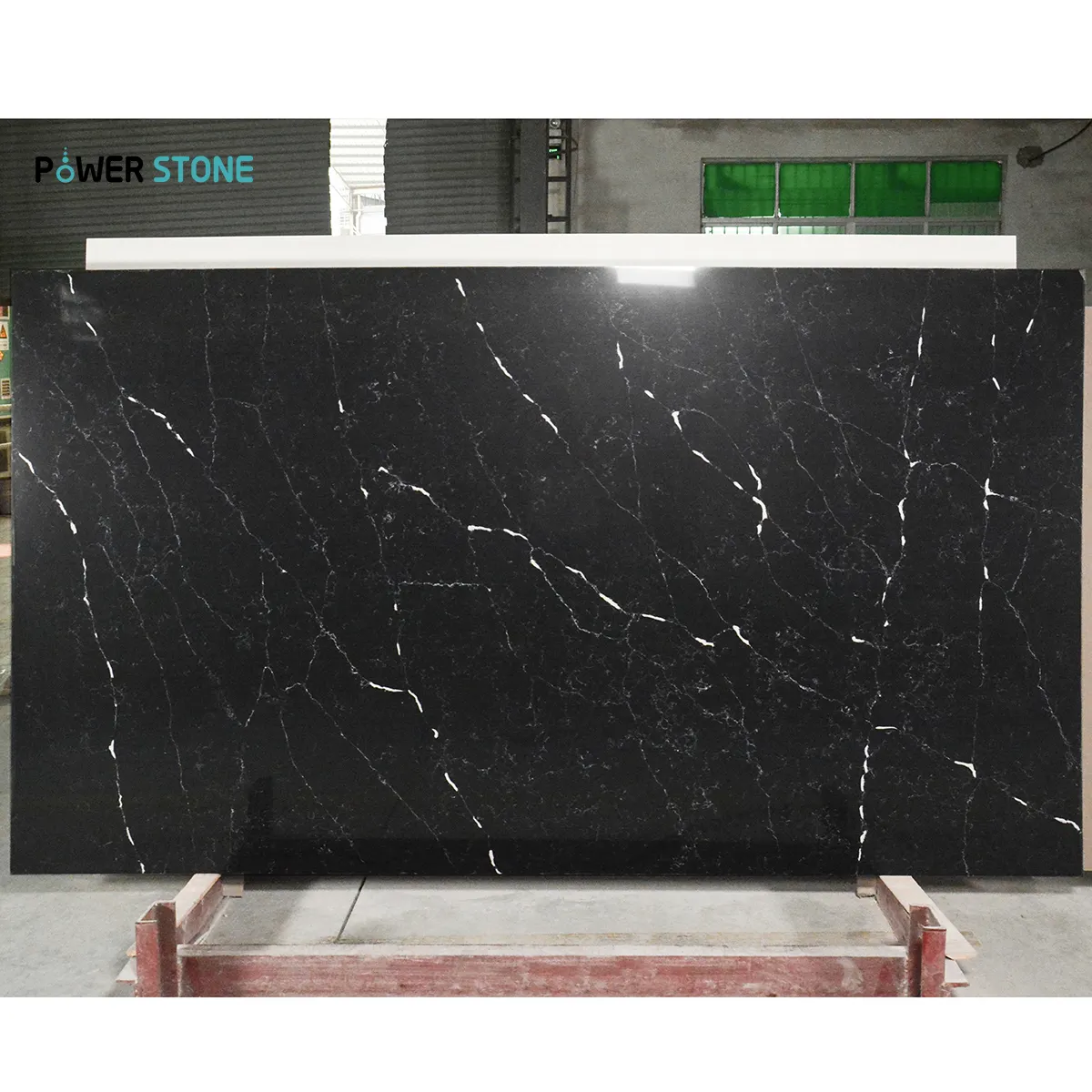 POWER STONE Quartz Counter Top 1200x2400x6mm gres porcellanato da parete in marmo lucido porcellanato Carreaux marmi lastra GEMA5004-2