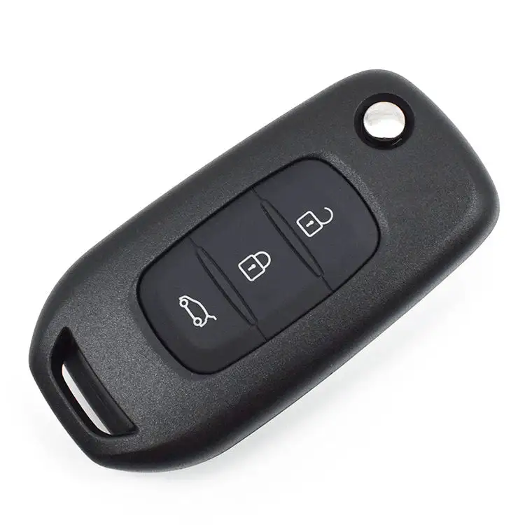 QSF 2 botones carcasa de llave remota para Renault Megan Modus Clio Modus Kangoo Logan Sandero Duster carcasa de alarma de coche