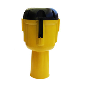 10 metre plastik duvar montaj bariyeri siyah kemer ile - Product Image 3