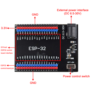 Scheda di sviluppo DIYmall DEVIT V1 ESP32-WROOM-32 + scheda di espansione ESP32 ESP-32S 2.4GHz WiFi + modulo BT Dev CP2102 per Arduino - Product Image 5