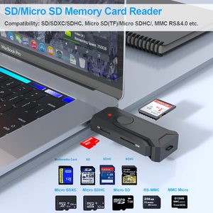 OEM 360回転ISO7816 USBタイプC Sim SD/TF2.0スマートクレジットカードリーダーSDKモバイルAndroidアクセス制御カードリーダー - Product Image 3